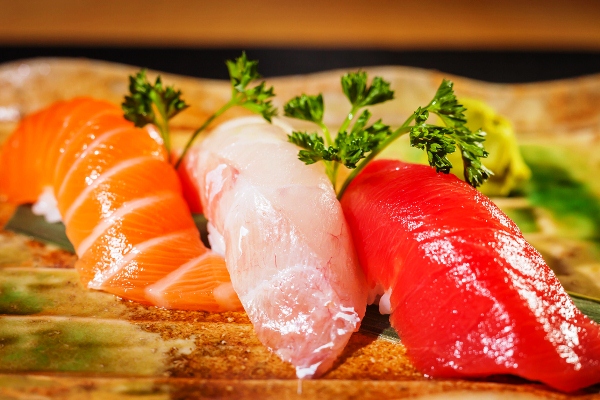 Niguiris de sushi